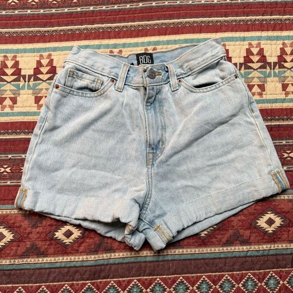 BDG Pants - BDG Light Blue Women's mom high rise shorts size 25